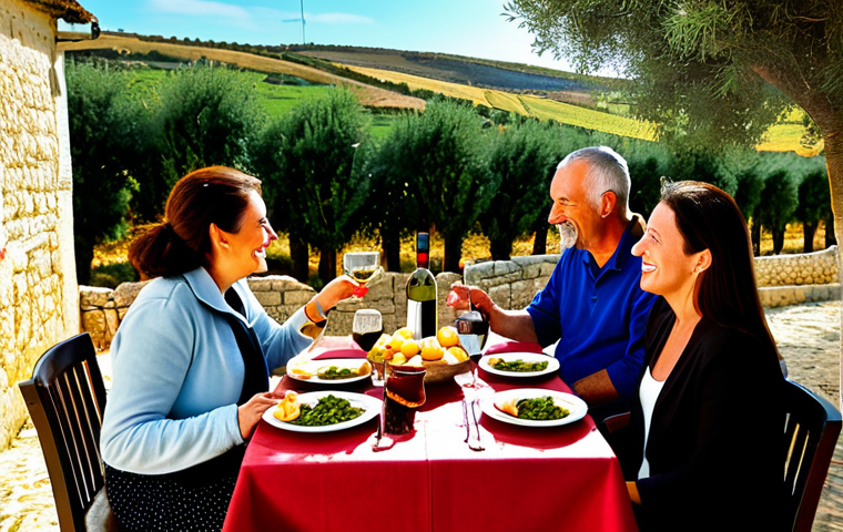 몰타 레스토랑 추천 - Mdina Traditional Feast**
"A group of friends gathers around a rustic table in a historic Mdina res... 몰타 레스토랑 추천 - Mdina Traditional Feast**
"A group of friends gathers around a rustic table in a historic Mdina res...