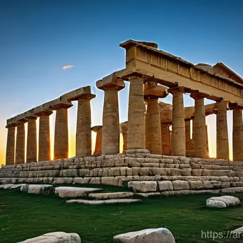 몰타 유적지 탐방 - **Prompt for Megalithic Temples (e.g., Ġgantija):**
"A majestic wide-angle shot of the ancient Ġ...